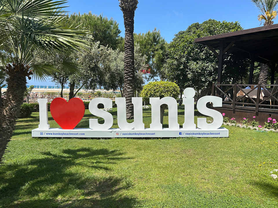 Gartenanlage Sunis Kumköy Beach Resort Hotel & Spa