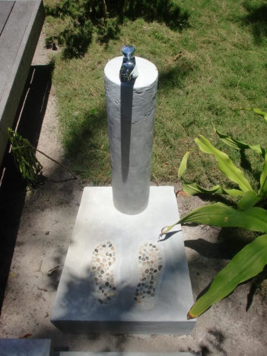 Fußdusche  Kuramathi Maldives