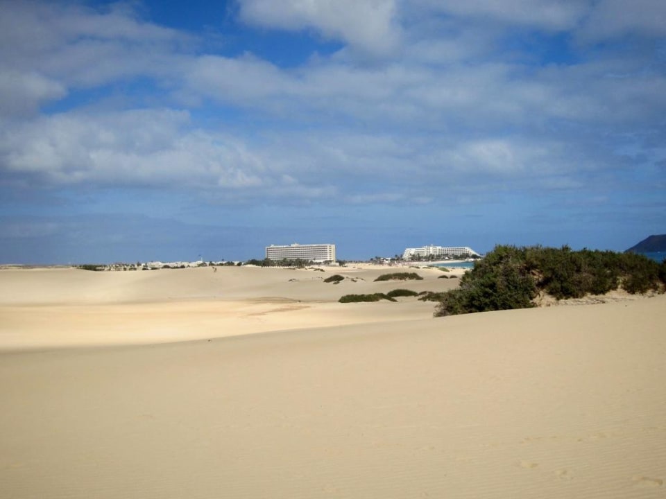 RIU-Hotels von den Dünen aus gesehen Hotel Riu Oliva Beach Resort