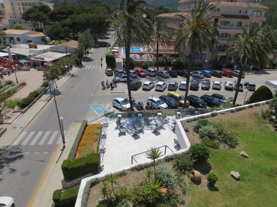 Blick vom Balkon Hotel Serrano Palace