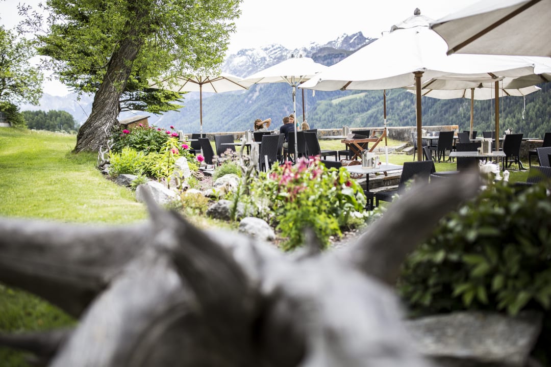 Gartenanlage Hotel Meisser Guarda