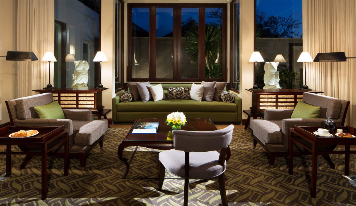 One-Bedroom Ocean Pool Villa Living Room Samabe Bali Suites & Villas