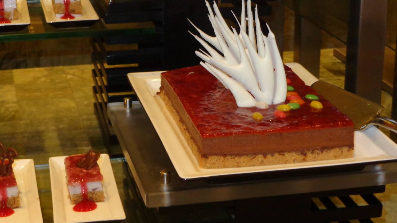 Eine Augenweide: Das Dessertbüffet Salalah Rotana Resort