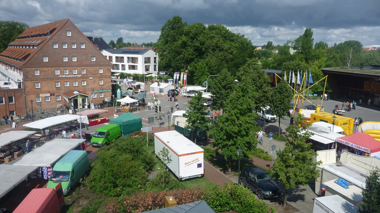 Schöner Ausblick von unserem Zimmer Hotel Harmonie