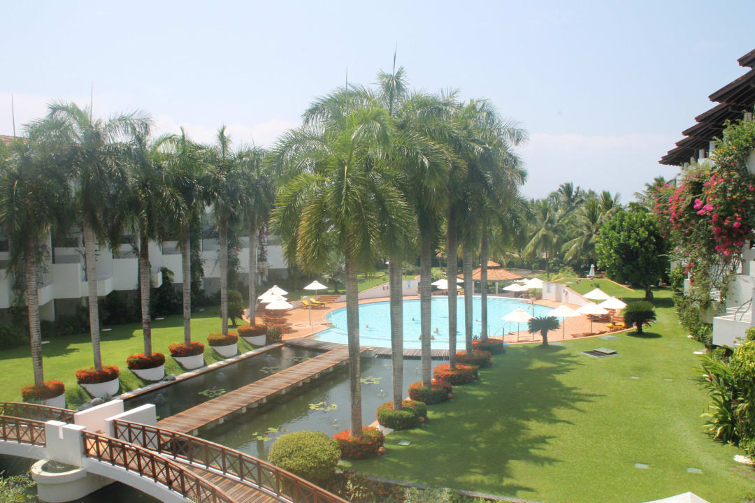 Ausblick vom Balkon Hotel Lanka Princess Ayurveda