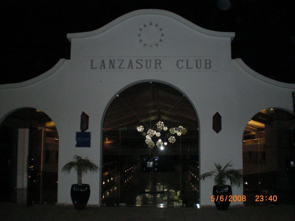 Eingang Hotel Lanzasur Relaxia Lanzasur Club