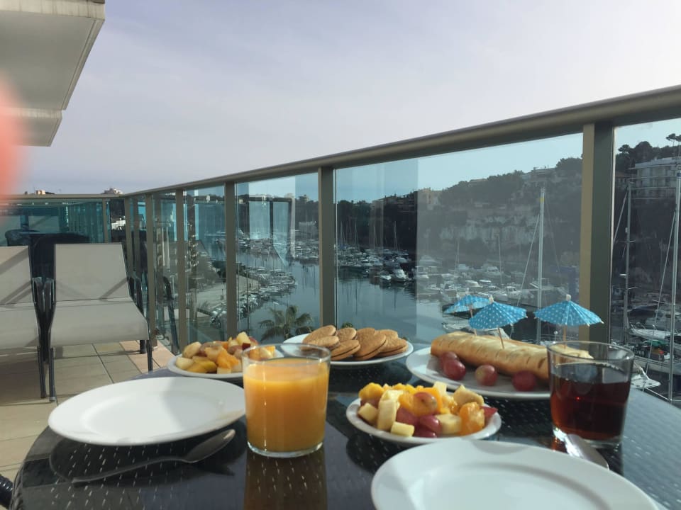 Vom Balkon des Zimmers Porto Drach Aparthotel & Suites