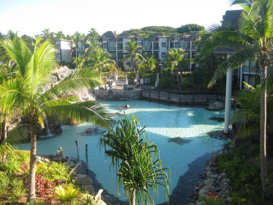 Traumhafte Poollandschaft Radisson Resort Hotel Fiji Denarau Island