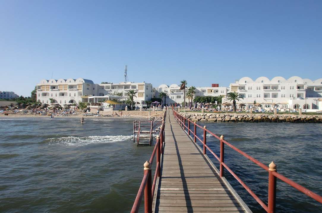 Blick von der Beach-Bar Alassio Hotel and Thalasso