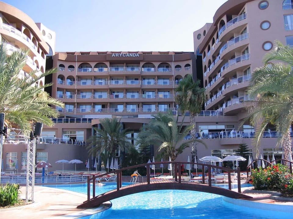 Hotelansicht Poolseite Arycanda Kirman Premium