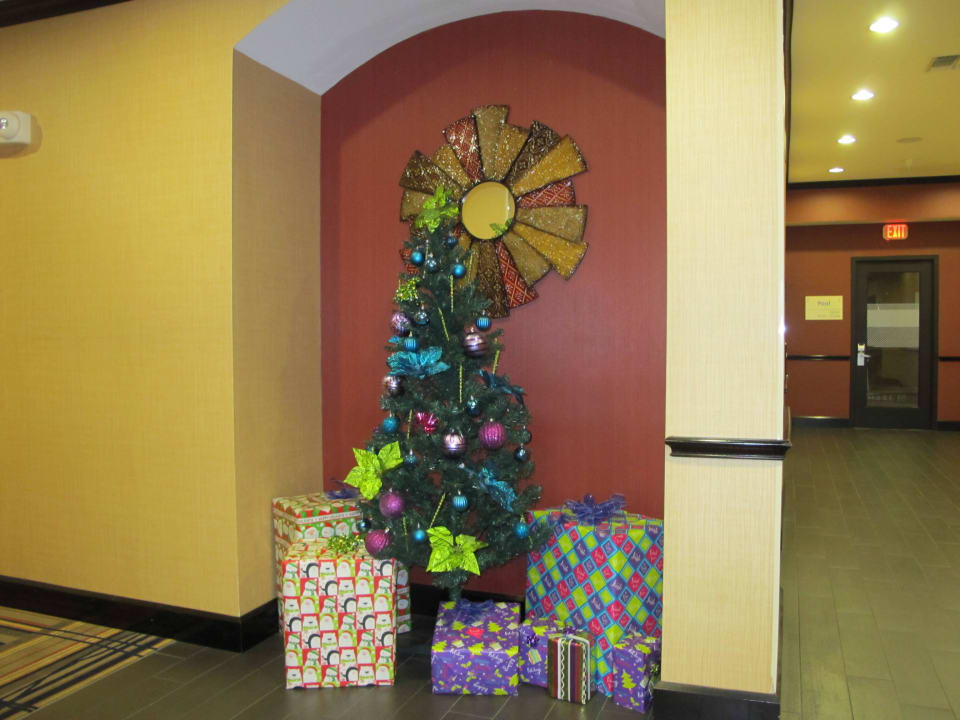 Weihnachtsdeko Hotel Hampton Inn Sweetwater