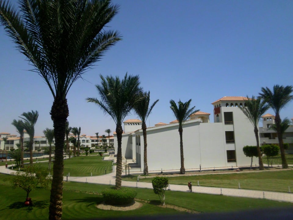 Blick von Balkon Pickalbatros Dana Beach Resort - Hurghada