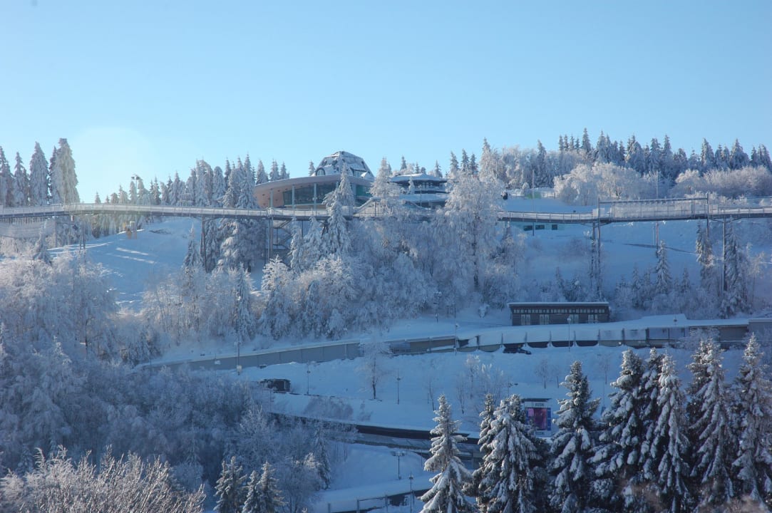 Zimmeraussicht Winter Hotel Das Waldhaus Winterberg