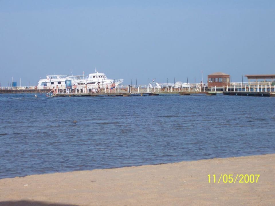 Aussicht am Strand Pharaoh Azur Resort