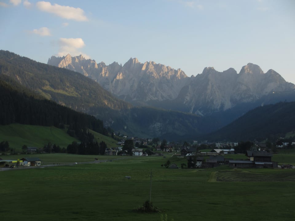 Ausblick aus unserem Zimmer Hotel Brandwirt