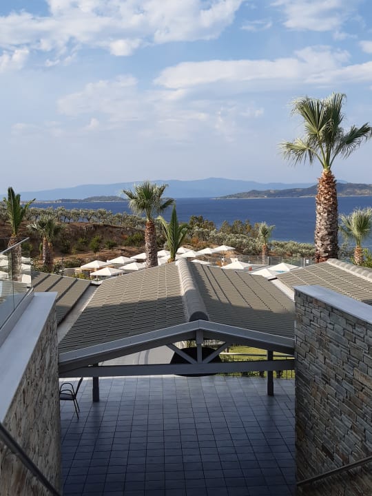 Ausblick Akrathos Beach Hotel