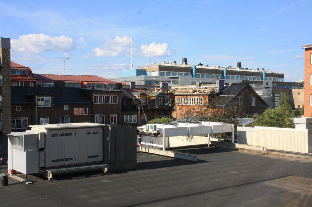 Ausblick vom Schlafzimmer Comfort Hotel Luleå