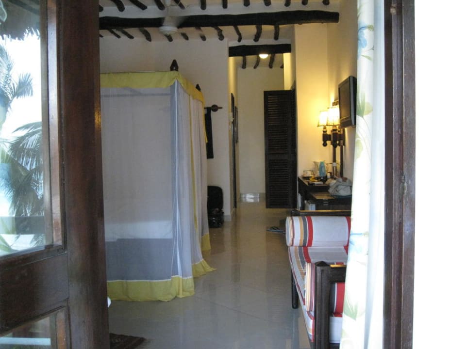 Vom Balkon ins Luxury - Zimmer herein Hotel Papillon Lagoon Reef