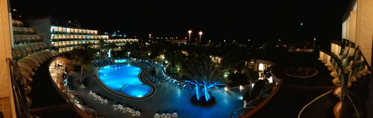 Nachtstimmung am Pool  MUR Hotel Faro Jandia & Spa Fuerteventura