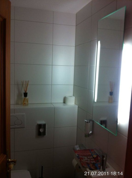 Badzimmer Maisonette-Suite Hotel National Zermatt