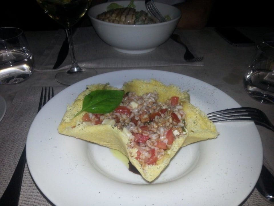 Vorspeise im Restaurant Renaissance Tuscany Il Ciocco Resort & Spa