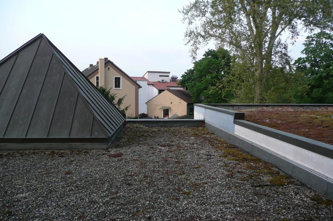 Ausblick aus Doppelzimmer  Kurpark-Hotel Bad Dürkheim