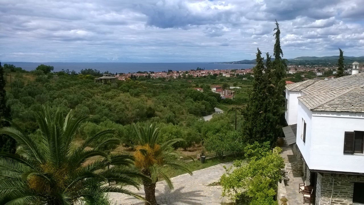 Ausblick vom Balkon (Zimmer 44) Hotel Geranion Village