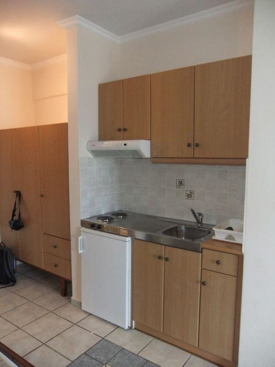 Die Kücheneinrichtug in den Studios Hotel Philip