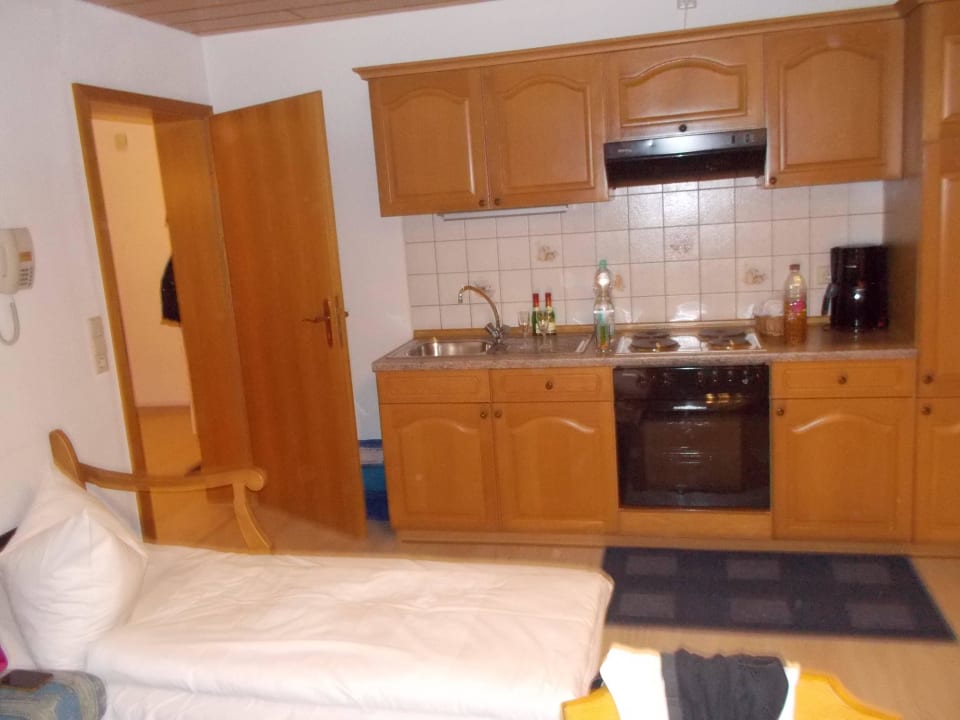 Wohnzimmer mit Küchenzeile Landhaus Ohnesorg