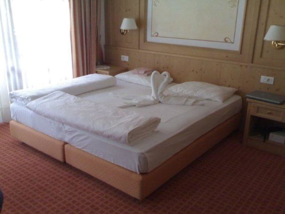 Decorazione asciugamani a Cigno Hotel Alte Mühle