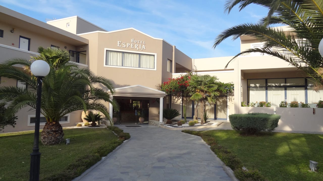 Hotel Eingang Hotel Esperia