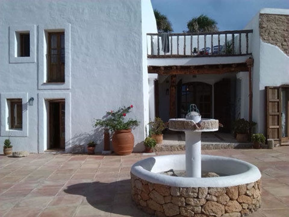 Innenhof Guesthouse Las Cicadas