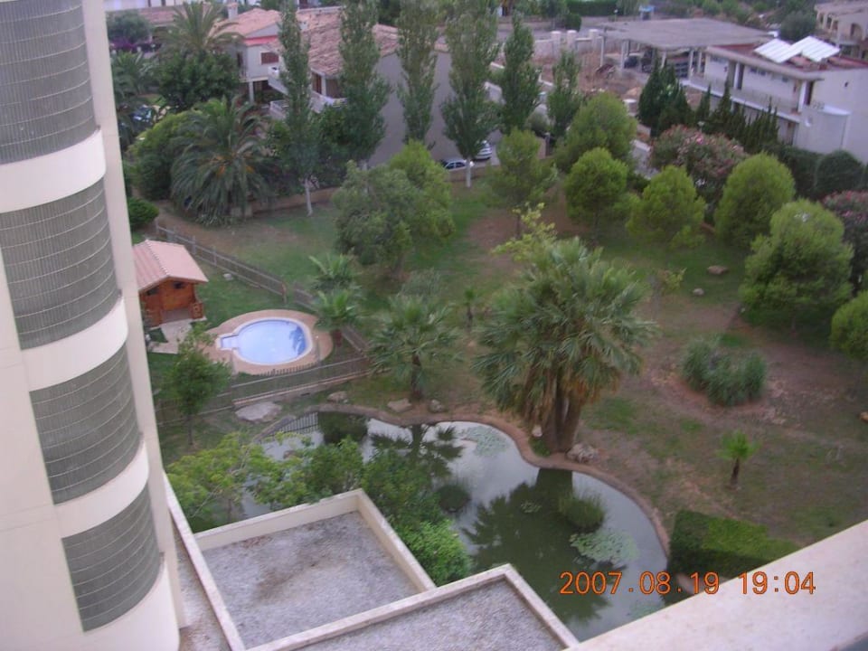 Blick aus dem 5.Stock. Sauna! Welikehotel Marfil Playa