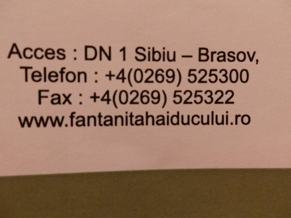 Hotel Fantanita Haiducului Hotel Fantanita Haiducului