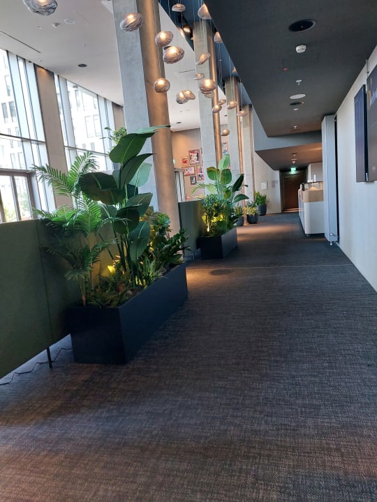 Lobby b'mine Hotel Frankfurt Airport