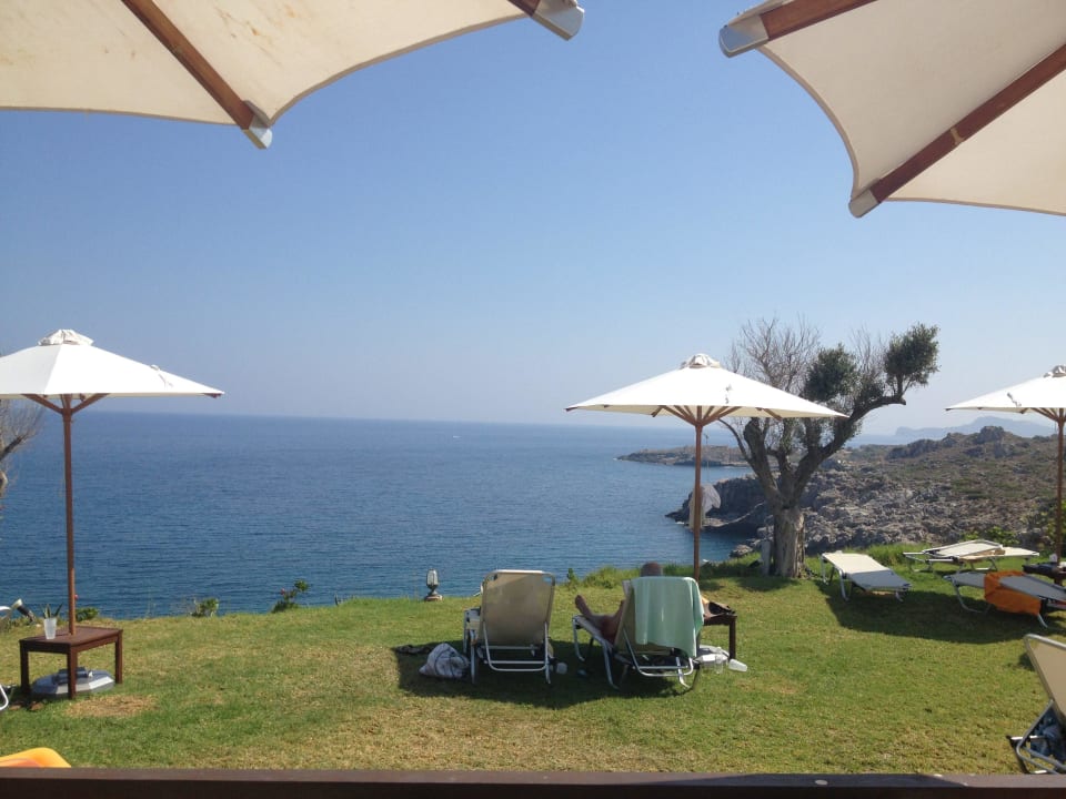 Toller Blick auf`s Meer Hotel Kalithea Mare Palace
