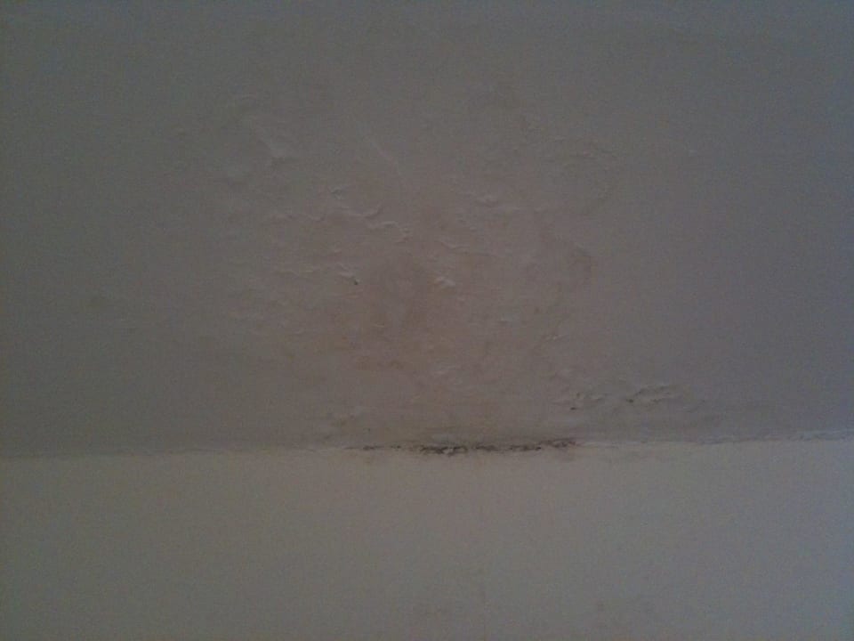 Schimmel an der Zimmerdecke Hotel Bad Pyrmonter Hof