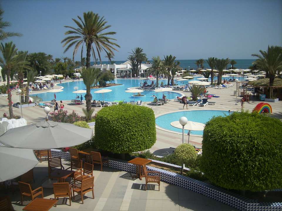 Blick von Terrasse Hotel El Mouradi Djerba Menzel