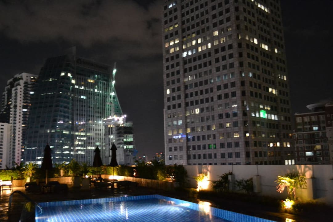 Pool & Ausblick NH Bangkok Asoke
