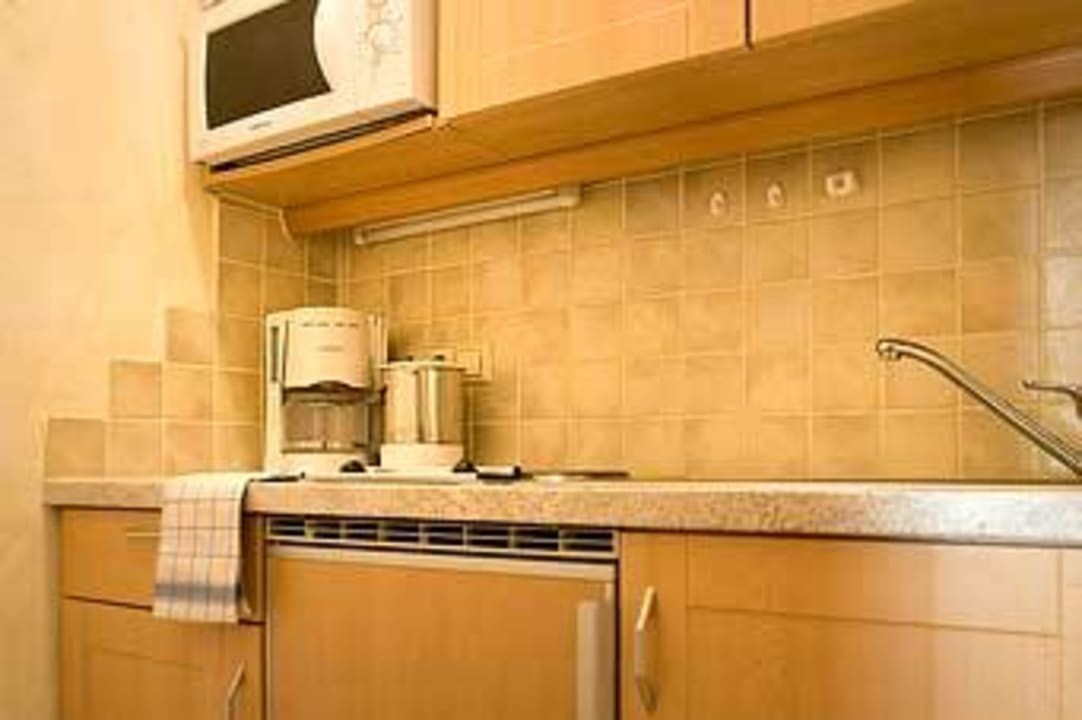 Küchenzeile Ferienwohnung Kaiserblick Gästehaus beim Nuihausa