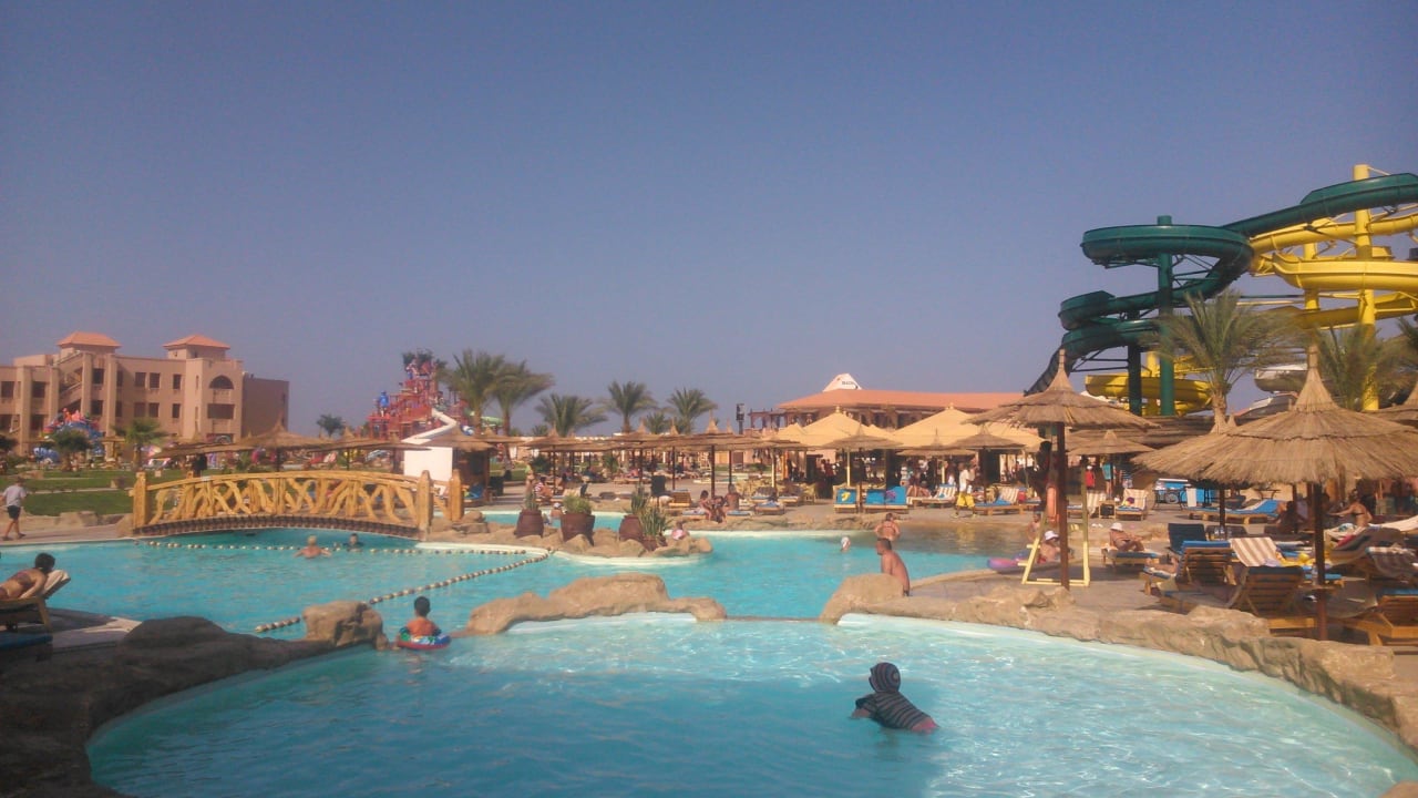 Basen główny Pickalbatros Aqua Park Resort - Hurghada