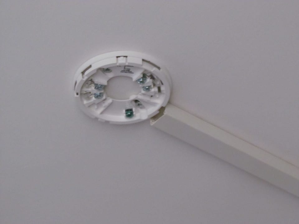 Rauchmelder im Zimmer Hotel Arcadia