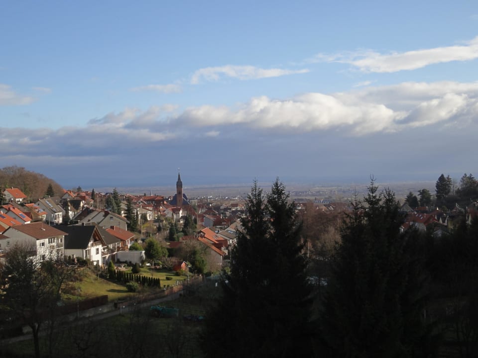 Blick nach St. Martin Wiedemann's Weinhotel