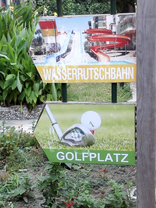 Mingolfplatz und Wasserrutschen Hotel Defne Star