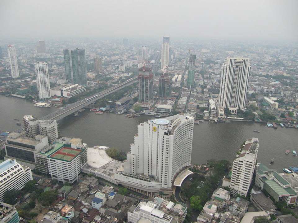 Blick vom Balkon Hotel Lebua At State Tower