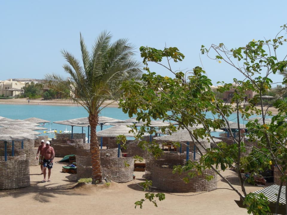 Ausblick vom Balkon Three Corners Rihana Resort Deluxe