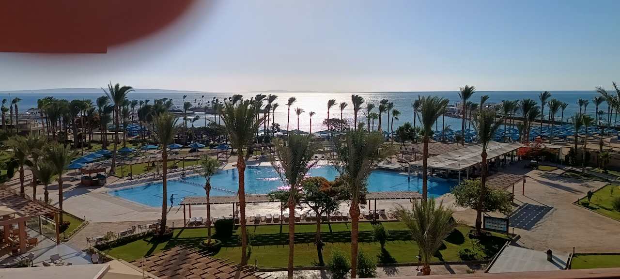 Ausblick Continental Hotel Hurghada