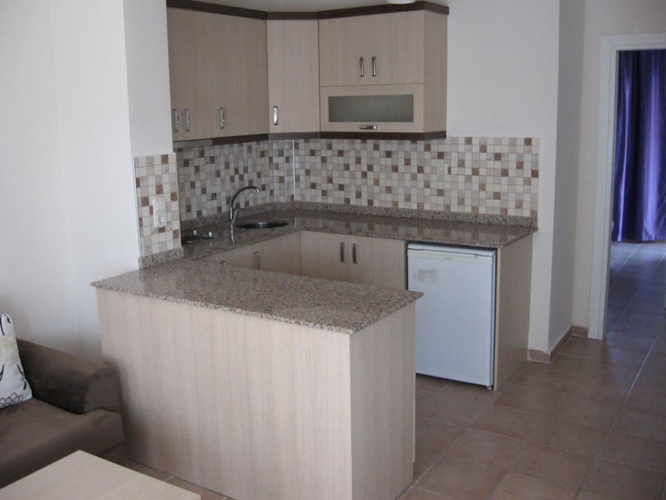 Küchenzeile im Appartement Hotel Sirma
