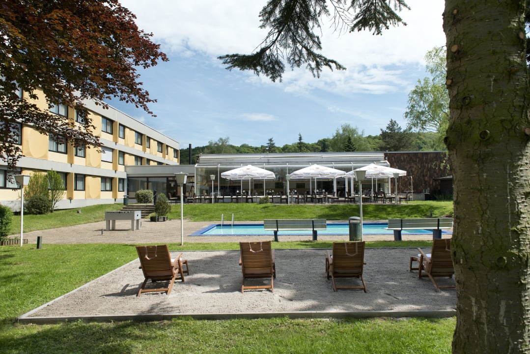 Terrasse Mercure Hotel Saarbrücken Süd