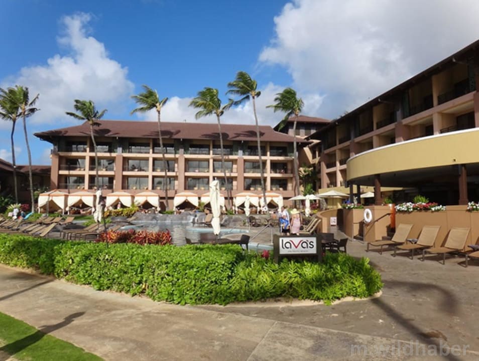 Außenansicht und Poolanlage Hotel Sheraton Kauai